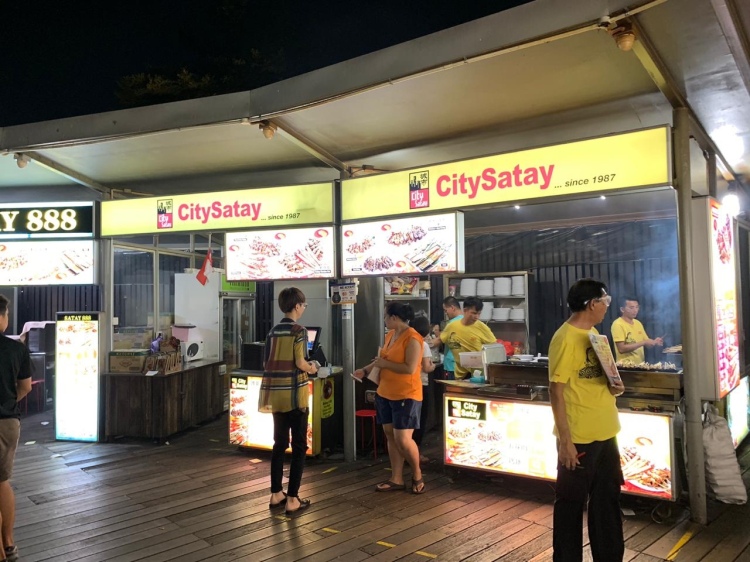 Satay stores at Satay By The Bay